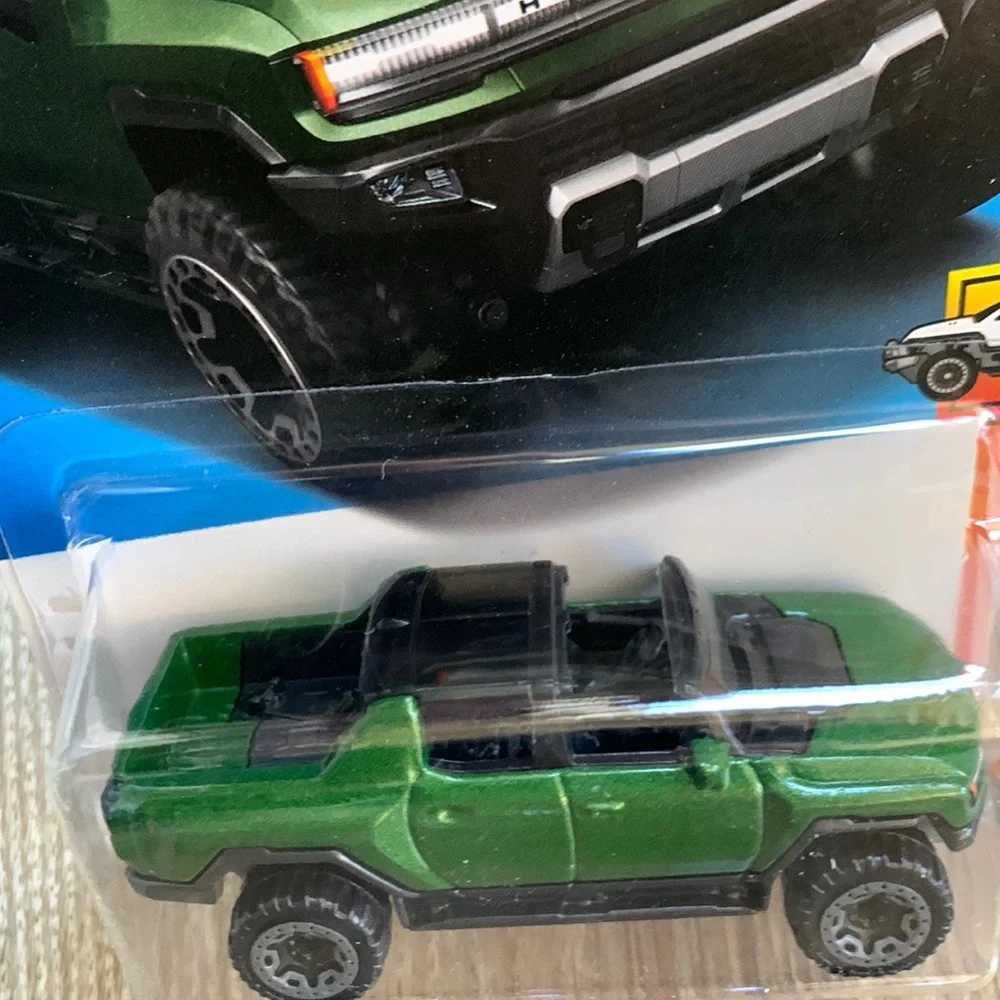 Hot Wheels Car Green GMC Hummer EV HW Truck Electric Vehicle HotWheels 2023 New